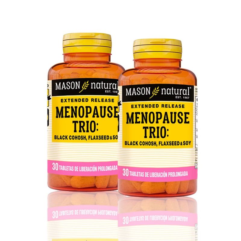 MASON - Menopause Trio Black Cohosh Flaxseed & Soy 30 Tab Packx2