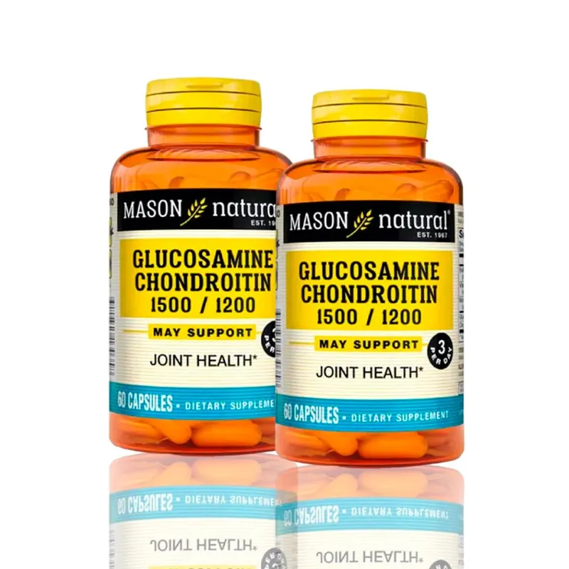 MASON - Vitamina Glucosamine Chondroitin 15001200 60 Cap Pack X2