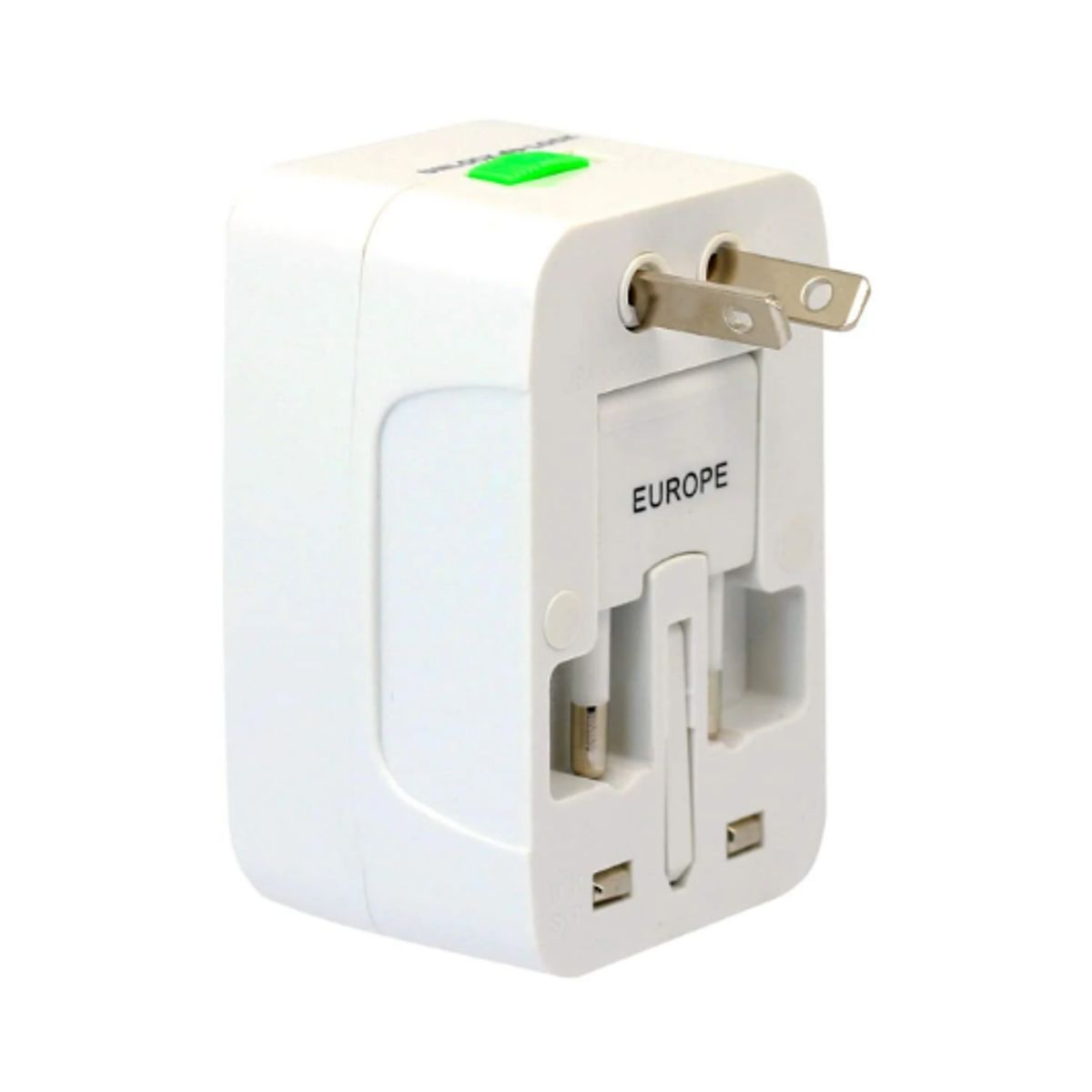 OPALUX - Adaptador Enchufe Multiple 2 entradas USB + 1 Tipo C OP-931E OPALUX