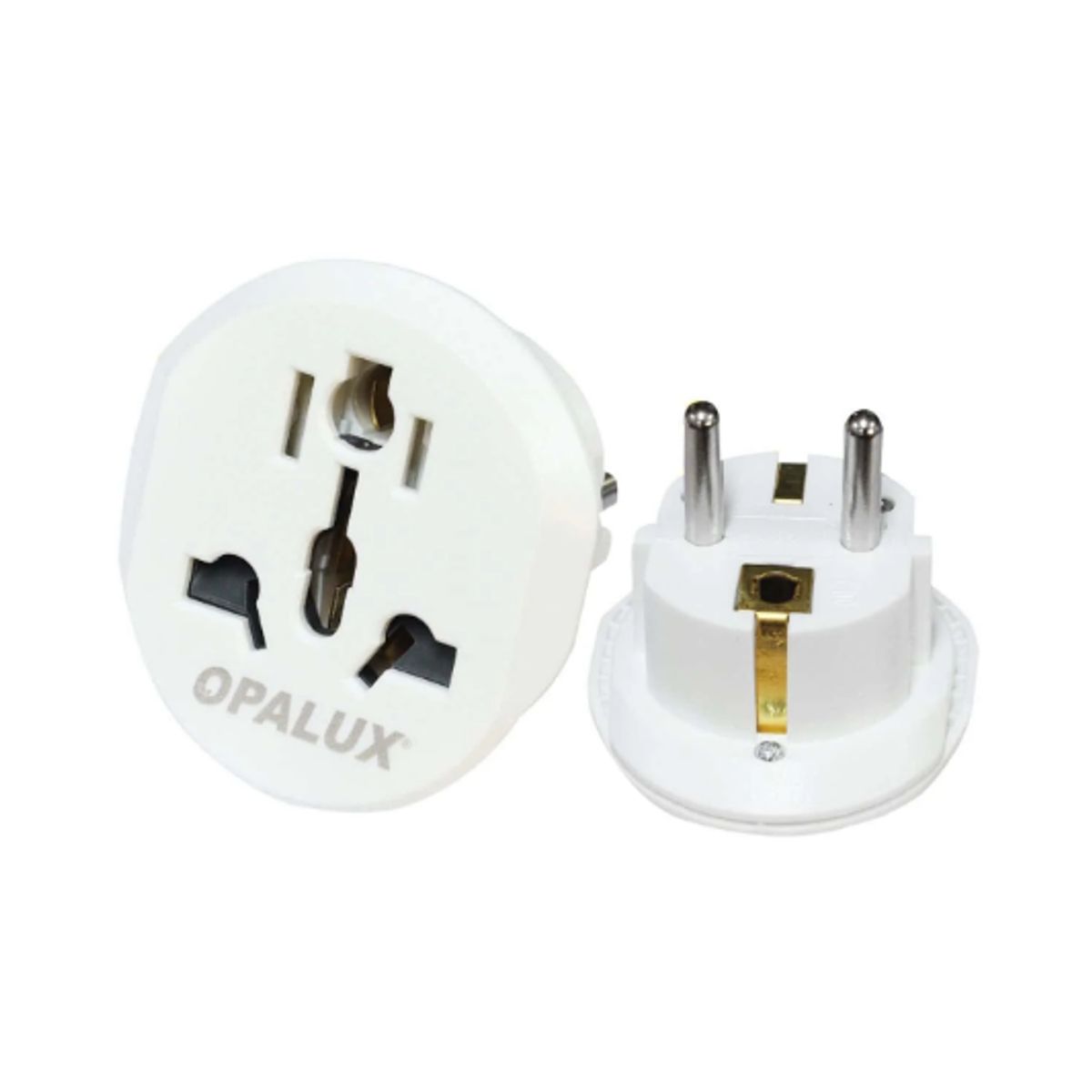 OPALUX - Adaptador Enchufe Schuko OP-605-2BL OPALUX