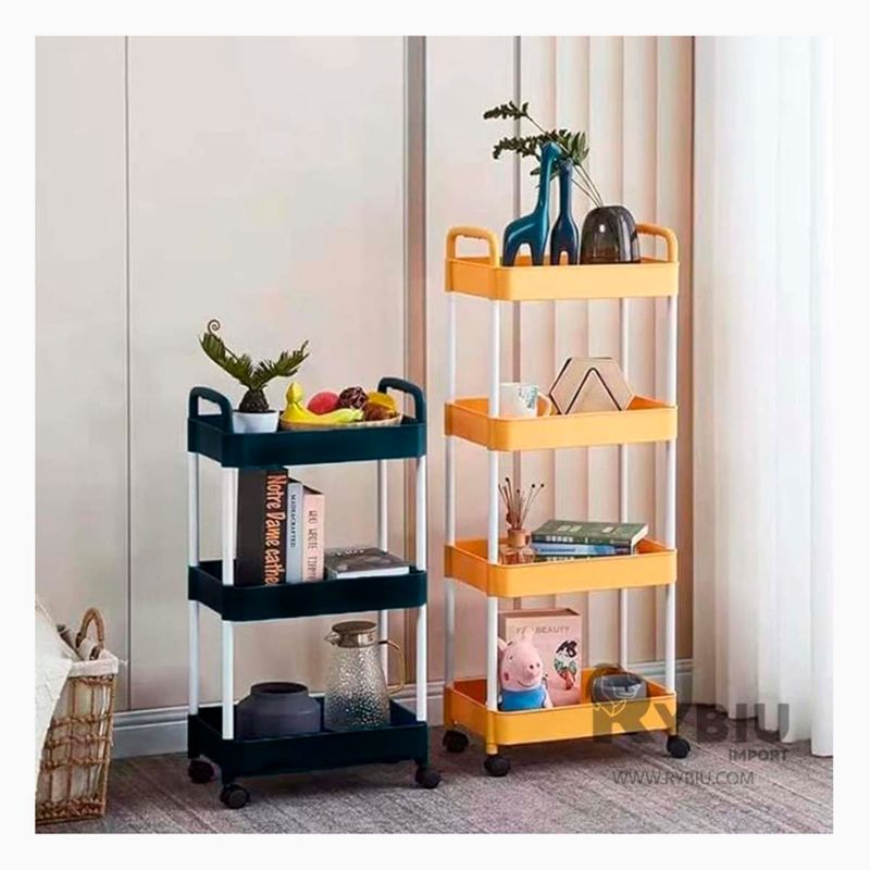 RYBIU IMPORT - Estanteria para Aseo en Color Negro Y+Regalo Agendita