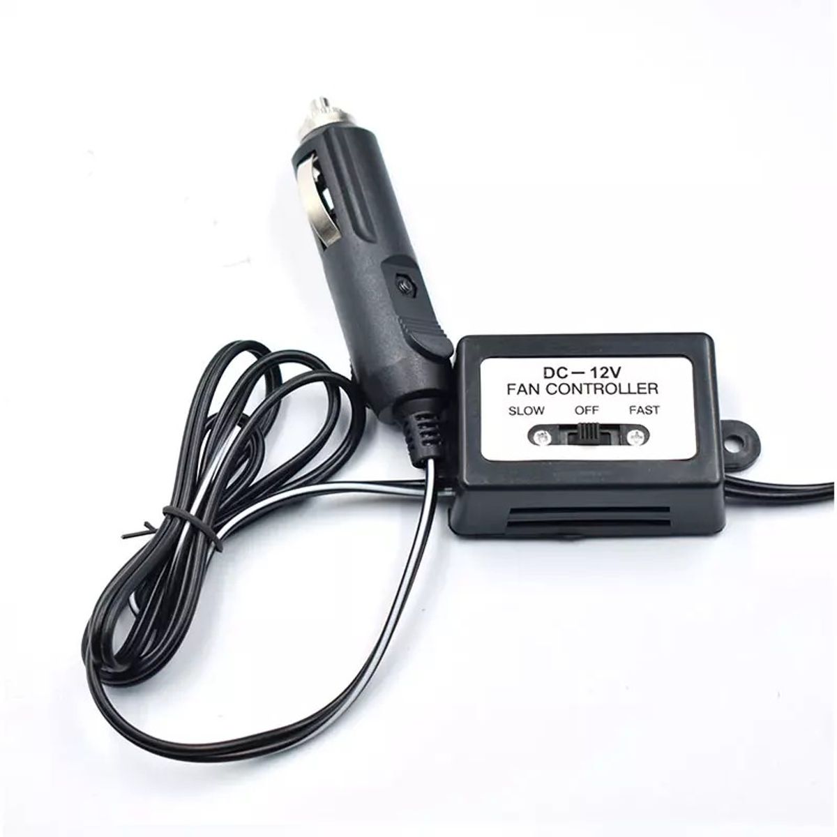 GENERICO - Ventilador de Auto  6Pg 12v Giratorio con Chupón