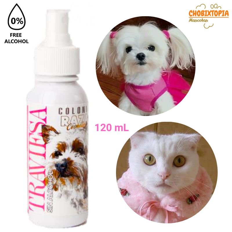 GENERICO - COLONIA RAZA PARA MASCOTA TRAVIESA x 120 Ml