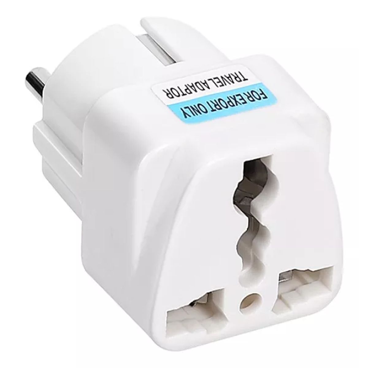 GENERICO - ADAPTADOR UNIVERSAL ENCHUFE 10A 250V MUY UTIL ENTRADA EUROPEO