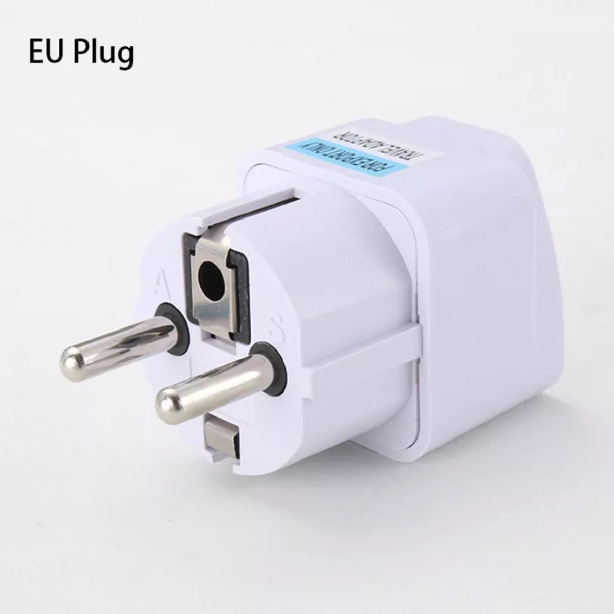GENERICO - ADAPTADOR UNIVERSAL ENCHUFE EUROPEO PACK X2 UN 10A 250V MUY PRACTICO