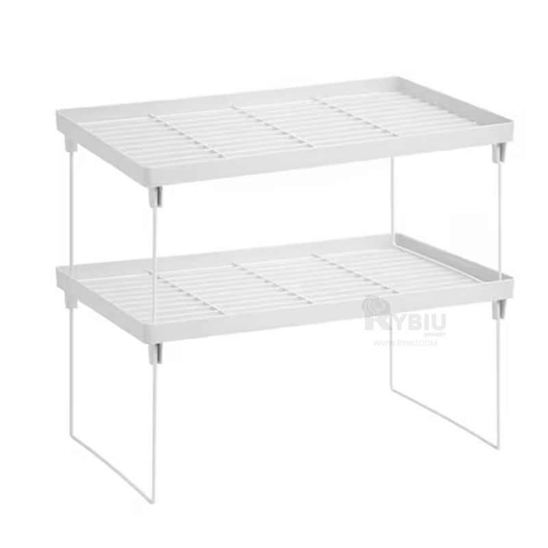 RYBIU IMPORT - Estanteria de Vasitos en Blanco Y+Regalo Ligas para Peinar