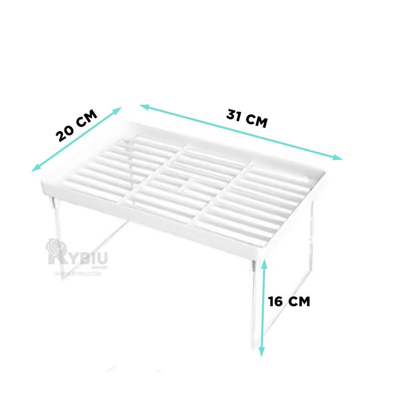 RYBIU IMPORT - Repisa Multiusos de Tono Blanco Y+Regalo Agendita