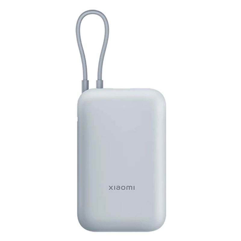 XIAOMI - Power Bank Xiaomi 10000 22w Carga Rapida Cable Integrado - Azul