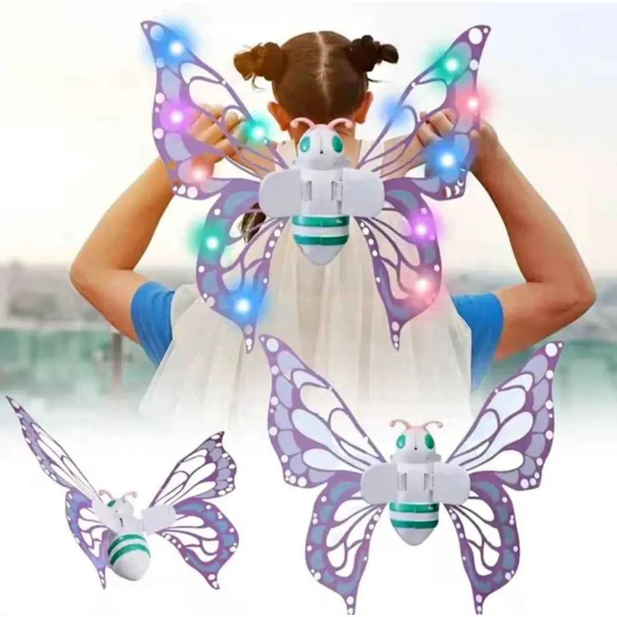 GENERICO - Alas de Mariposa con movimiento y luces
