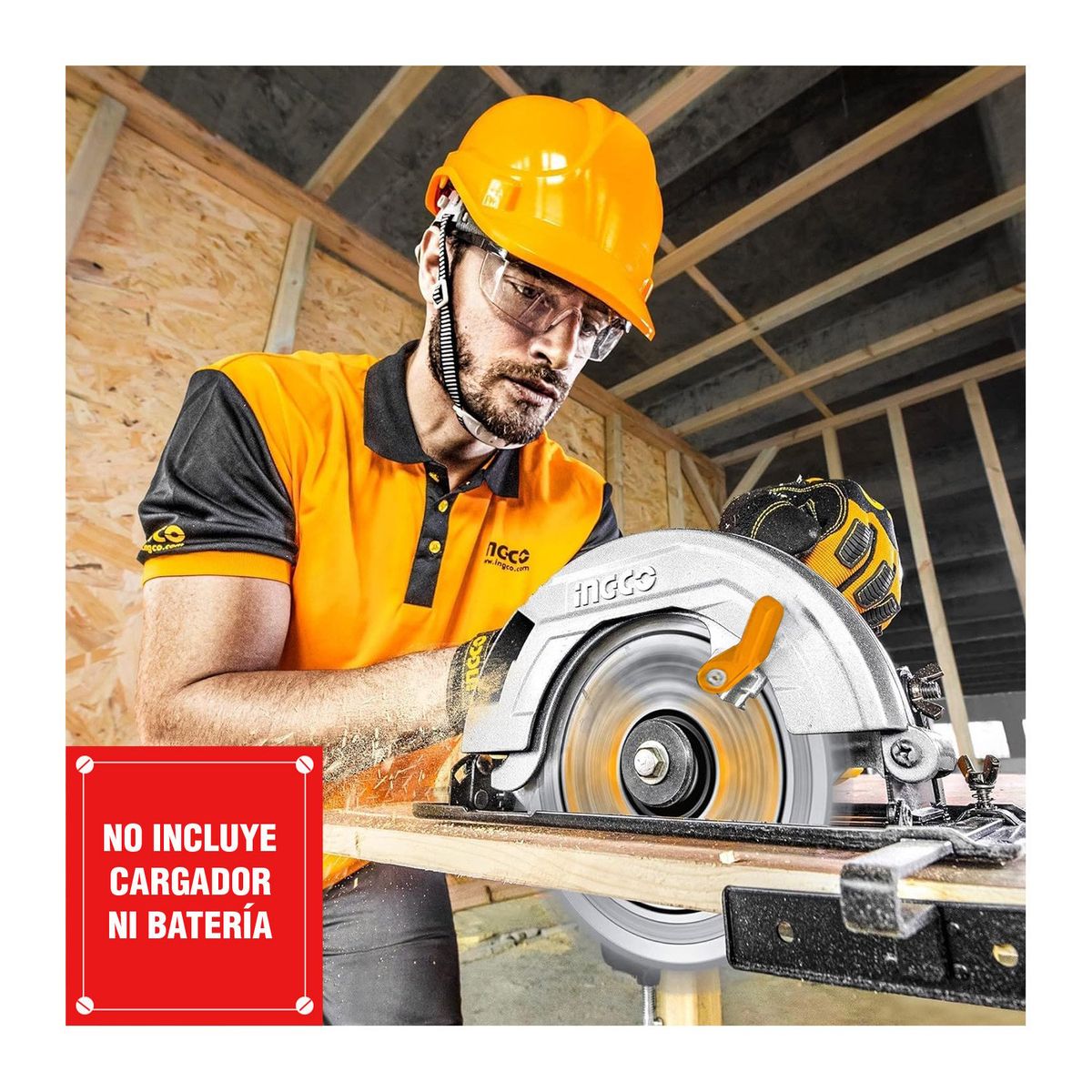 INGCO TOOLS - SIERRA CIRCULAR 20V 7¼ CORTADORA MADERA BRUSHLESS INGCO
