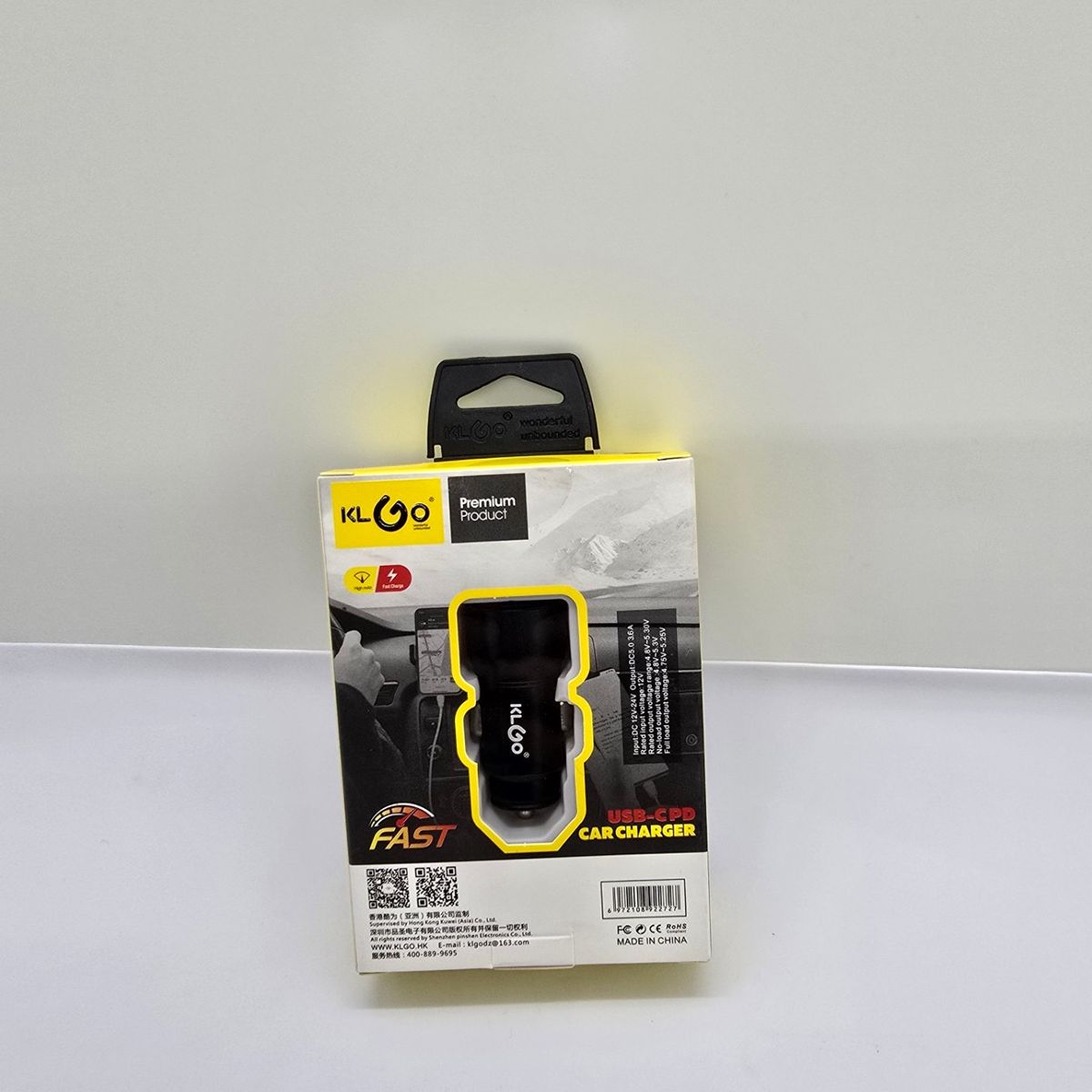 GENERICO - CARGADOR PARA CARRO KLGO18W CONECTOR USB Y TIPO C