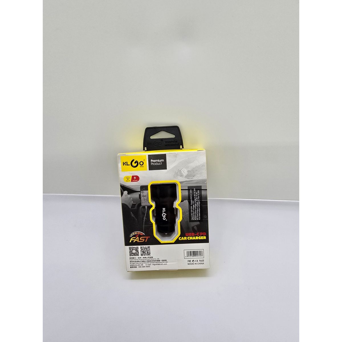 GENERICO - CARGADOR PARA CARRO KLGO18W CONECTOR USB Y TIPO C