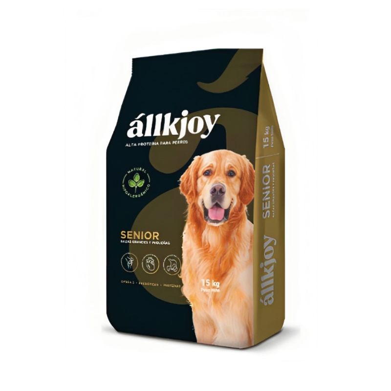 GENERICO - Allkjoy Alimento para Perros Senior 15 Kg