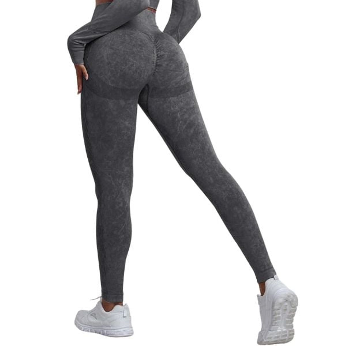 GENERICO - Leggin Deportivo Sin Costuras Efecto Piel de Durazno - Legging Push-Up