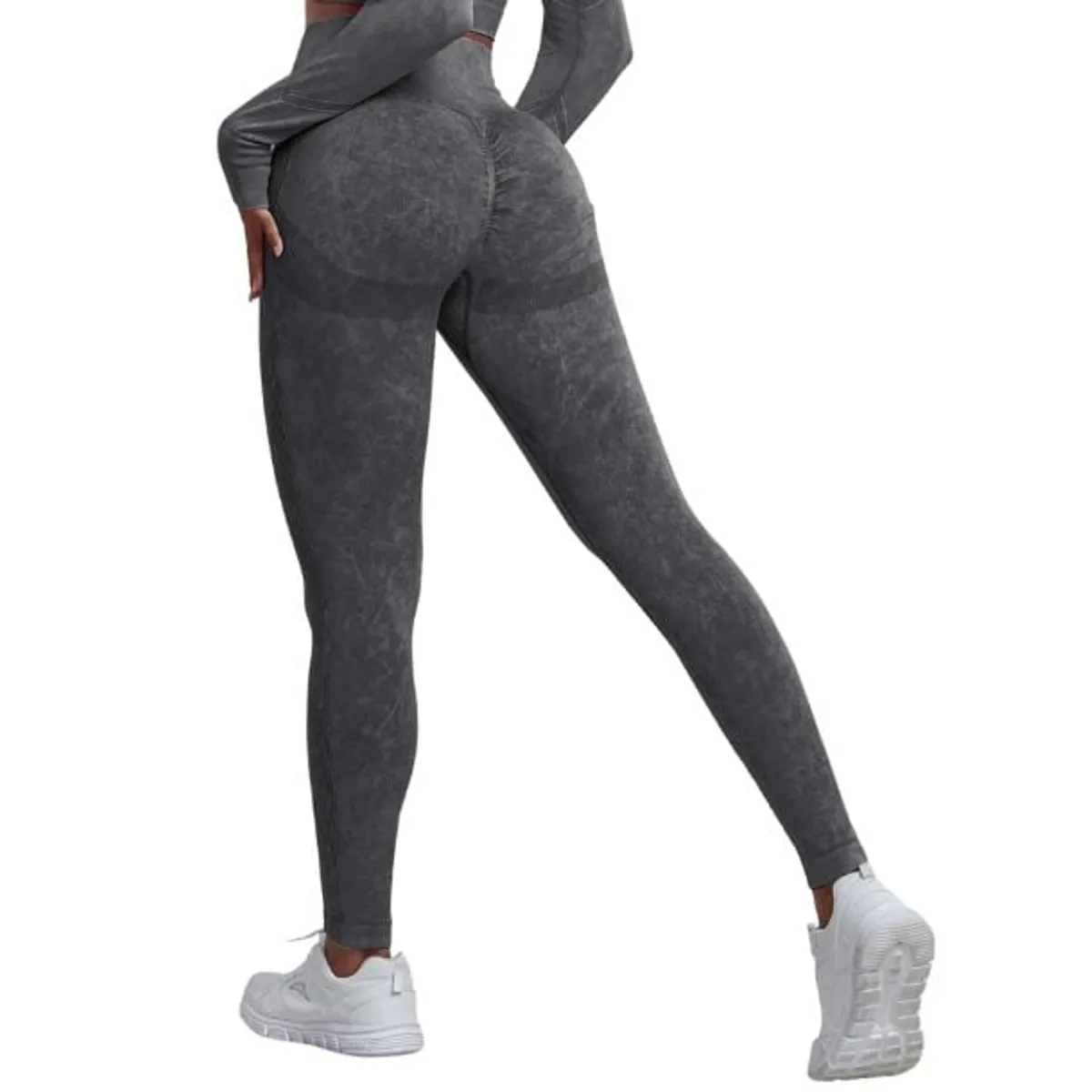 GENERICO - Leggin Deportivo Sin Costuras Efecto Piel de Durazno - Legging Push-Up