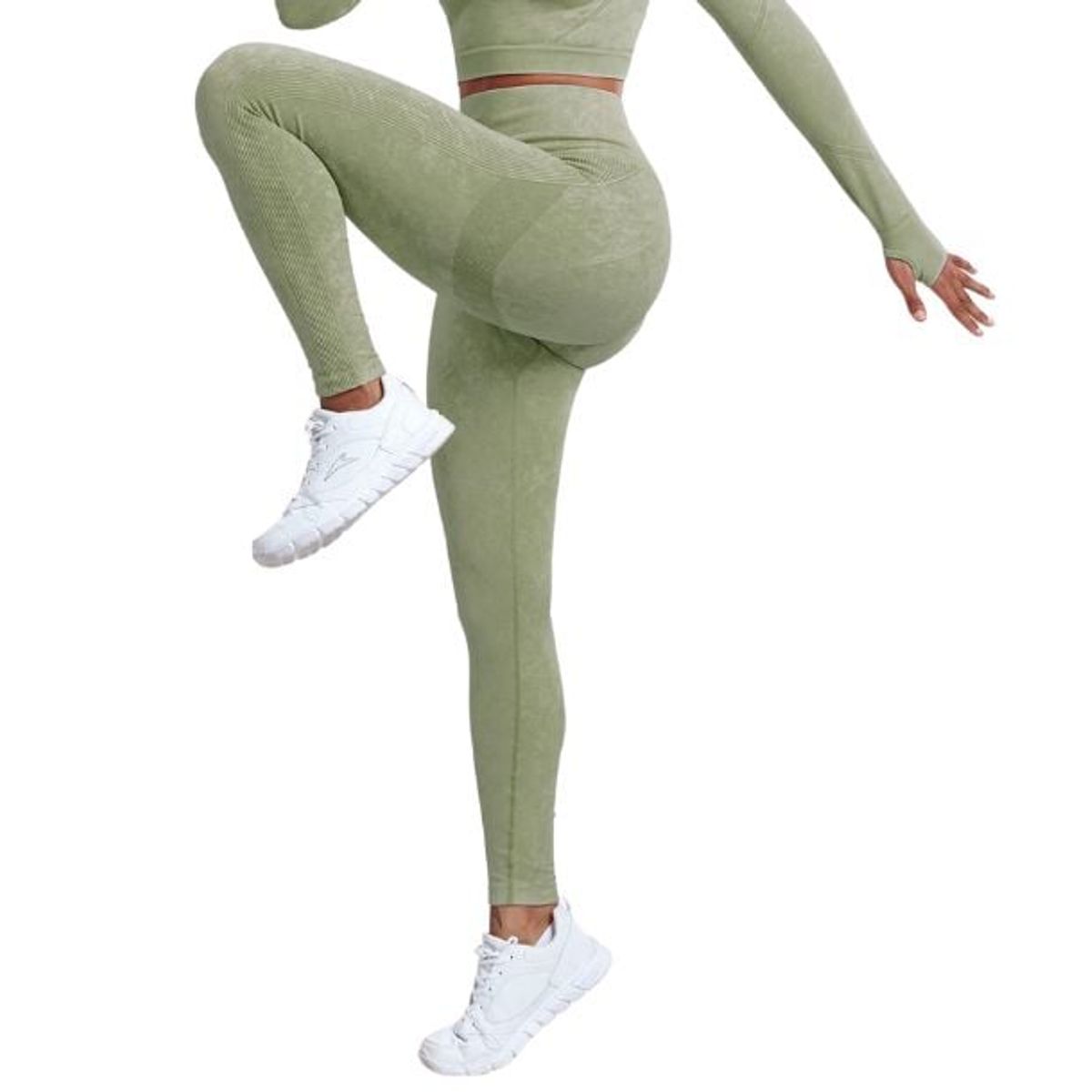 GENERICO - Leggin Deportivo Sin Costuras Efecto Piel de Durazno - Legging Push-Up