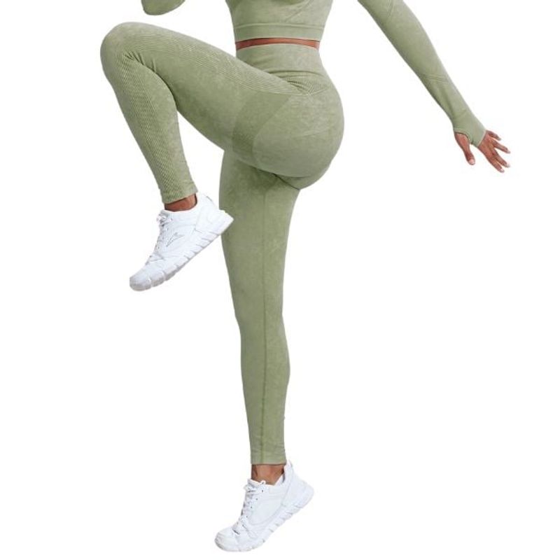 GENERICO - Leggin Deportivo Sin Costuras Efecto Piel de Durazno - Legging Push-Up