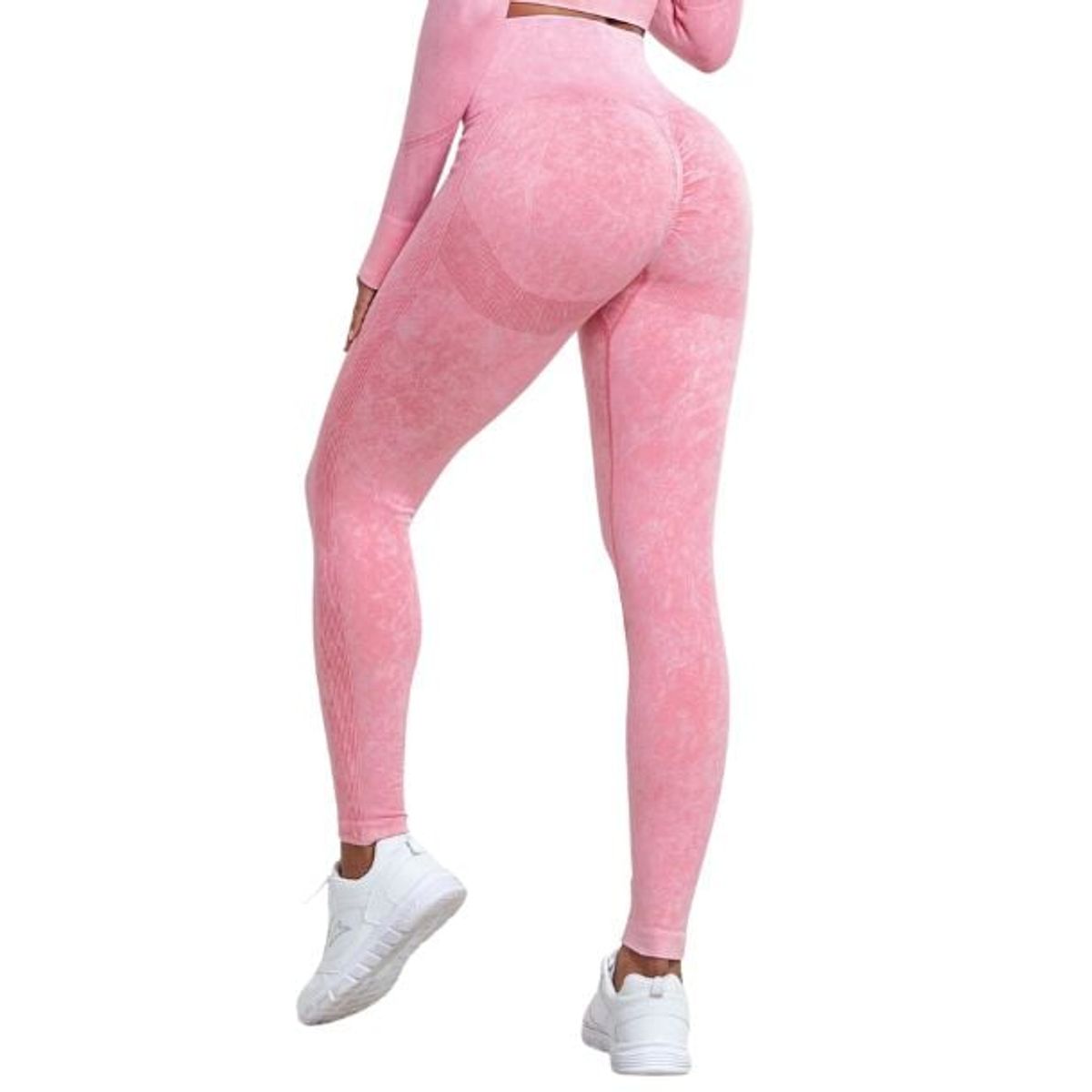 GENERICO - Leggin Deportivo Sin Costuras Efecto Piel de Durazno - Legging Push-Up