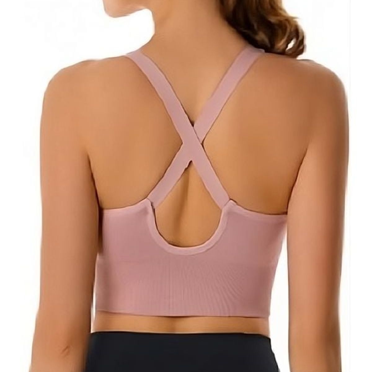 GENERICO - Top deportivo sin costuras mujer - Ropa deportiva gym - yoga