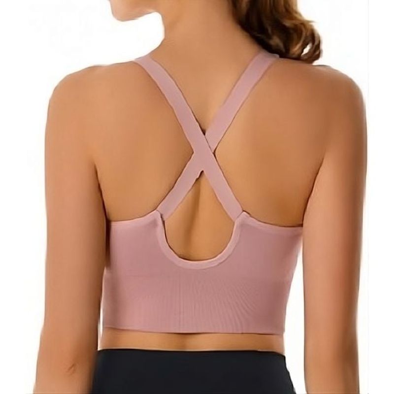 GENERICO - Top deportivo sin costuras mujer - Ropa deportiva gym - yoga