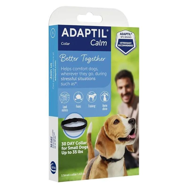 ADAPTIL - Collar Antiestrés para Perros Pequeños Talla S Adaptil Calm