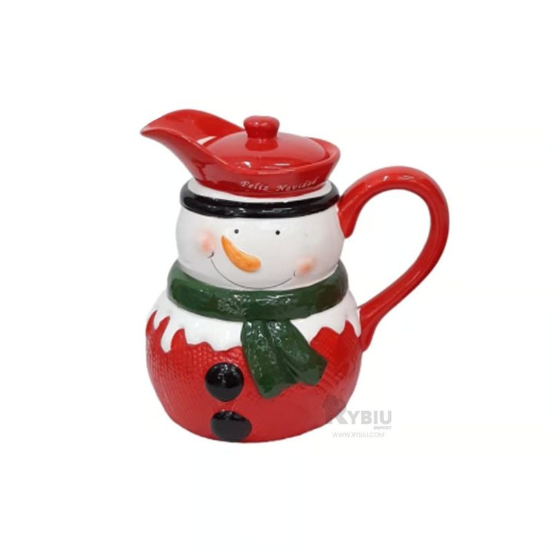 GENERICO - Jarra de Navidad Ideal para Navidad Muñeco de Nieve