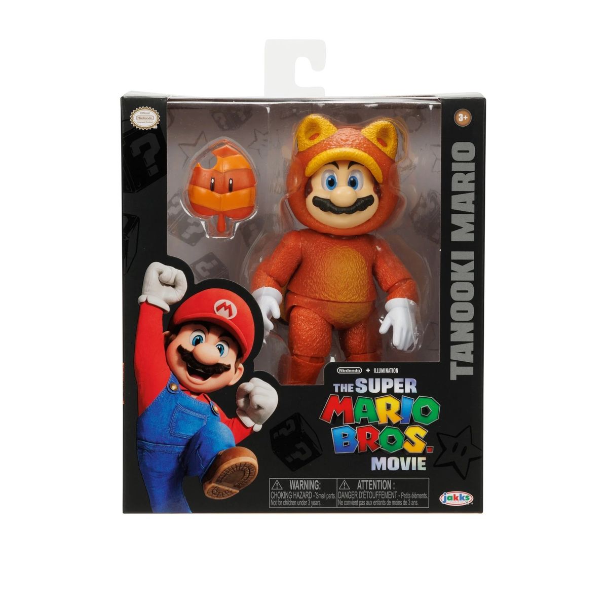 JAKKS PACIFIC - The Super Mario Bros Movie Tanooki Mapache