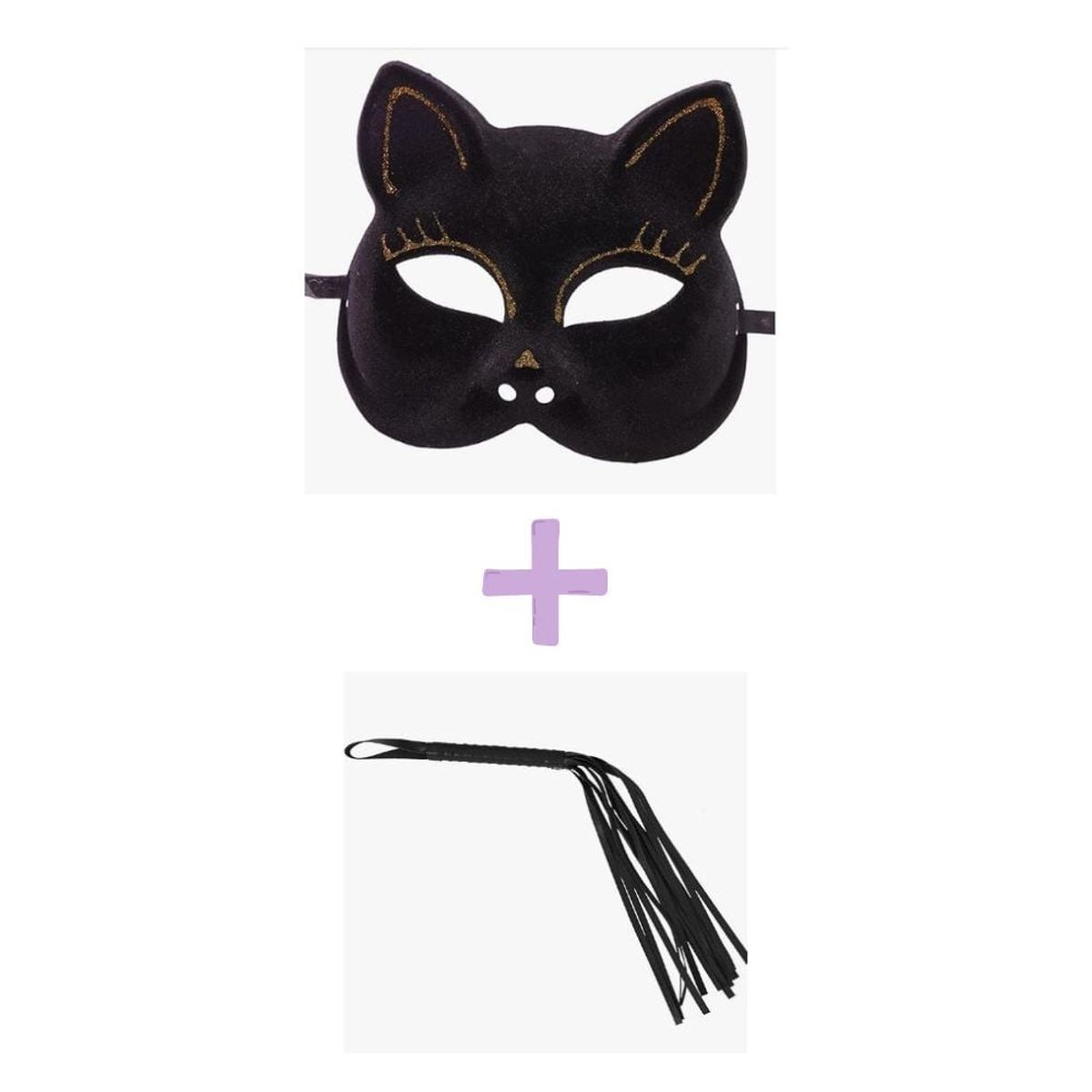 GENERICO - Disfraz Mascara de gata halloween  + Regalo