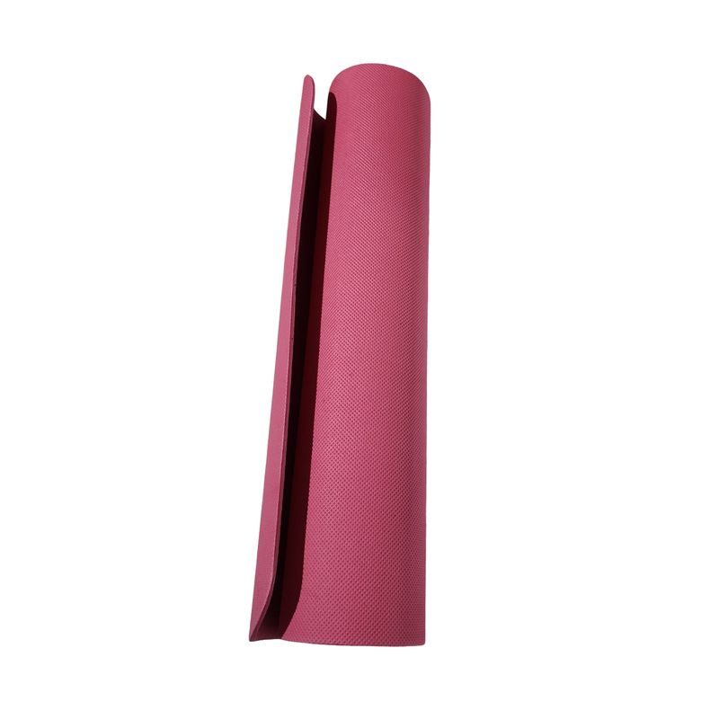 GENERICO - Tapete Mat de ejercicio de goma EVA Fucsia de yoga pilates