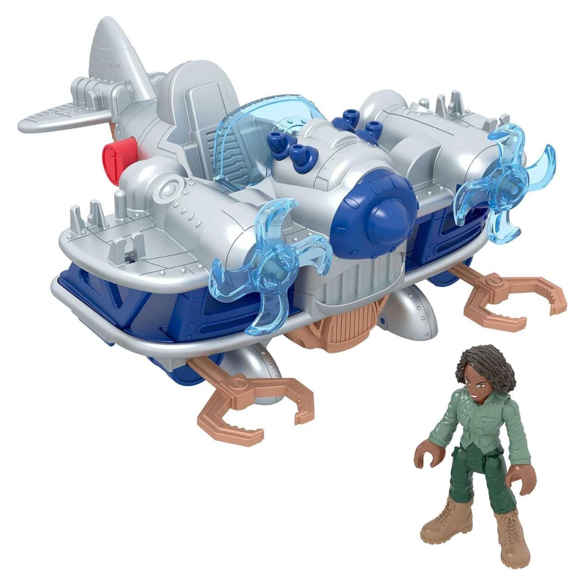 IMAGINEXT - Imaginext Jurassic World - Kayla Watts y avión de juguete