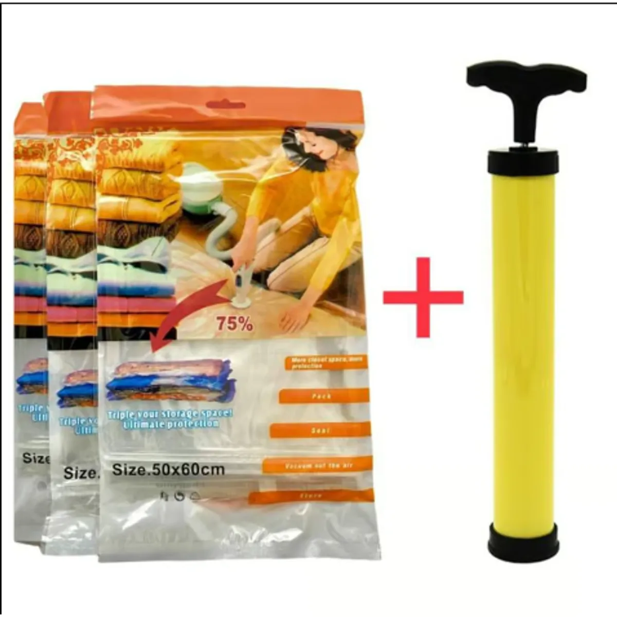 GENERICO - Bolsa al vacío para abrigos