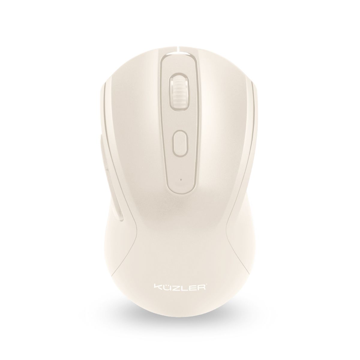 KUZLER - Mouse Beige recargable Bluetooth silencioso Kuzler FONZ-101B