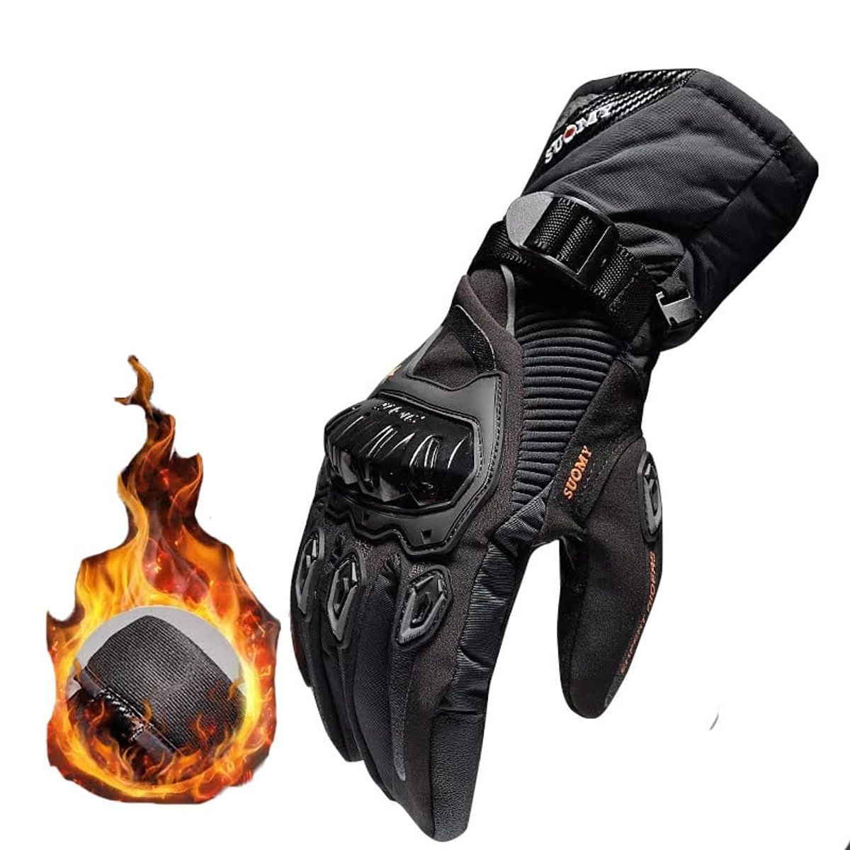 GENERICO - Guantes impermeables Termicos para moto - suomy