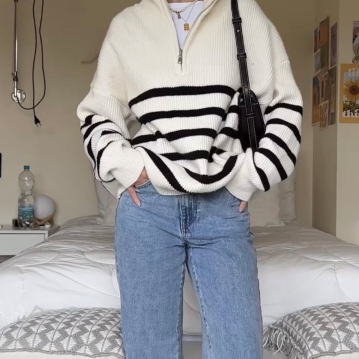 AMA OUTFITTERS - Cardigan a rayas trendy