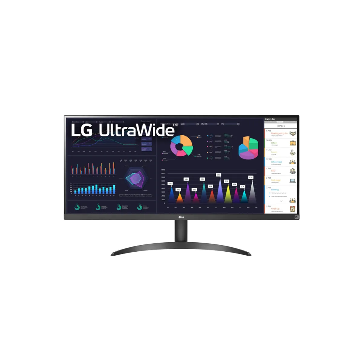 LG - Monitor UltraWide FHD VESA DisplayHDR™ 400 IPS de 34”