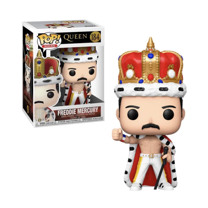 FUNKO - Freddie Mercury King Funko Pop 184 Queen Original