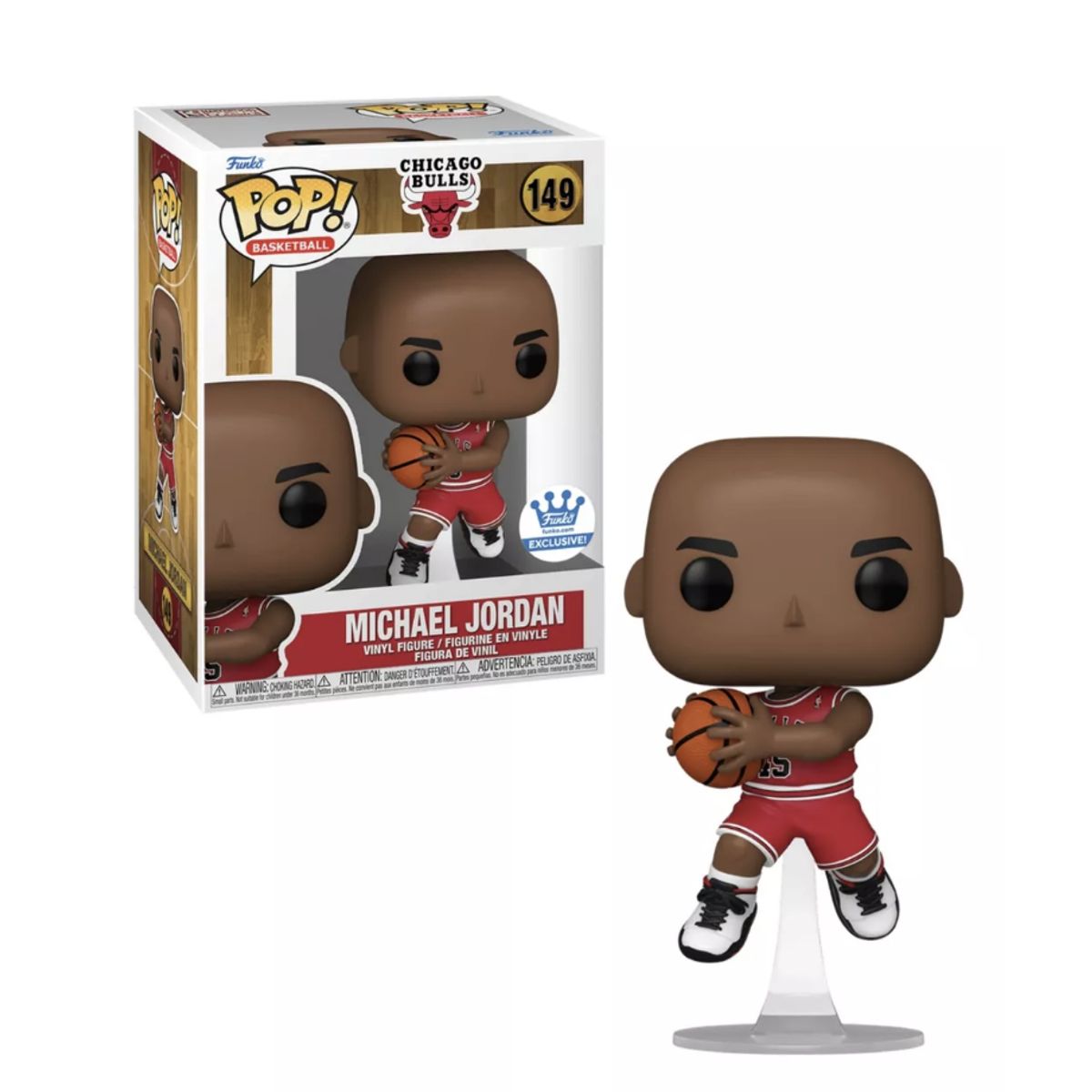 FUNKO - Michael Jordan Funko Pop 149 Chicago Bulls Exclusivo FS