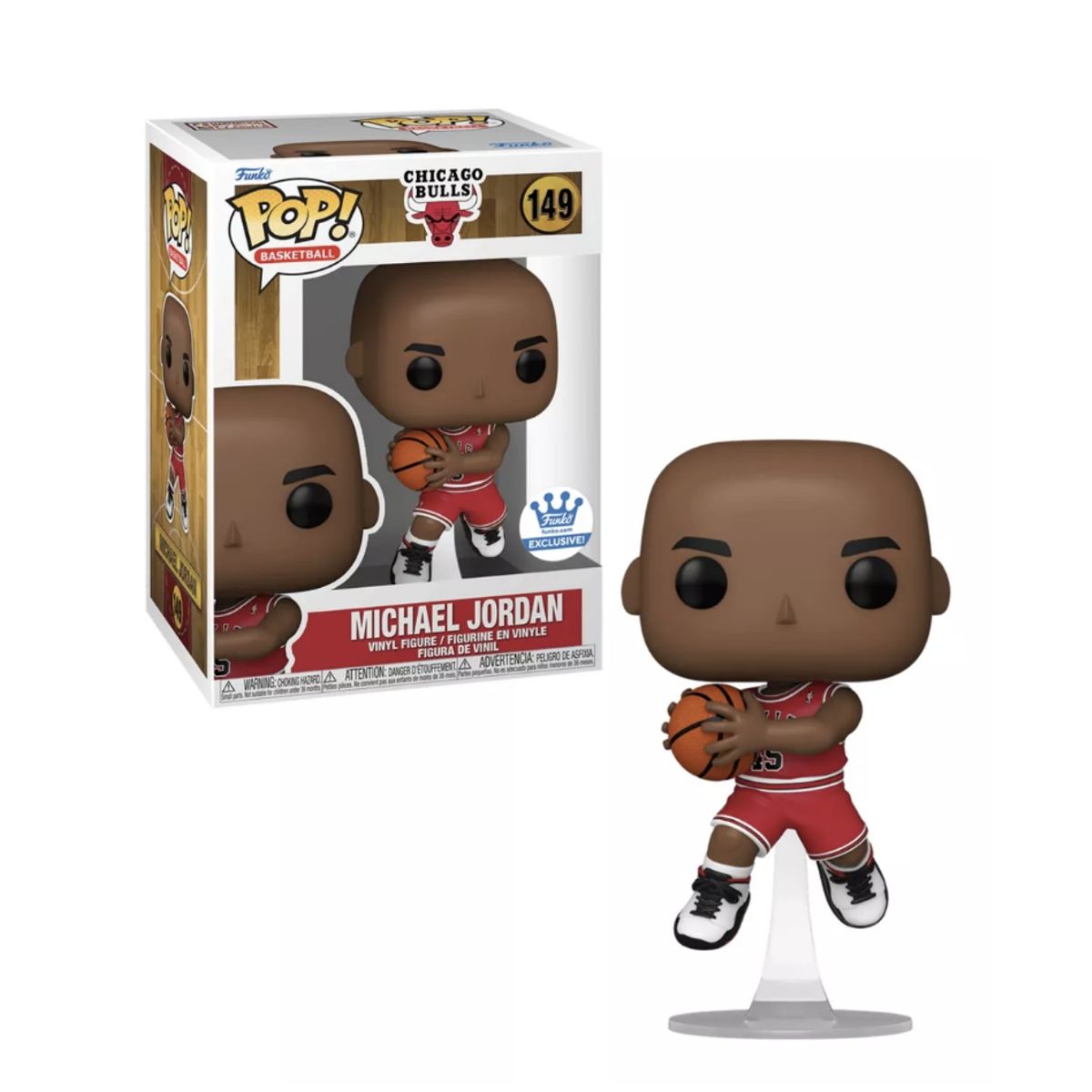 FUNKO - Michael Jordan Funko Pop 149 Chicago Bulls Exclusivo FS