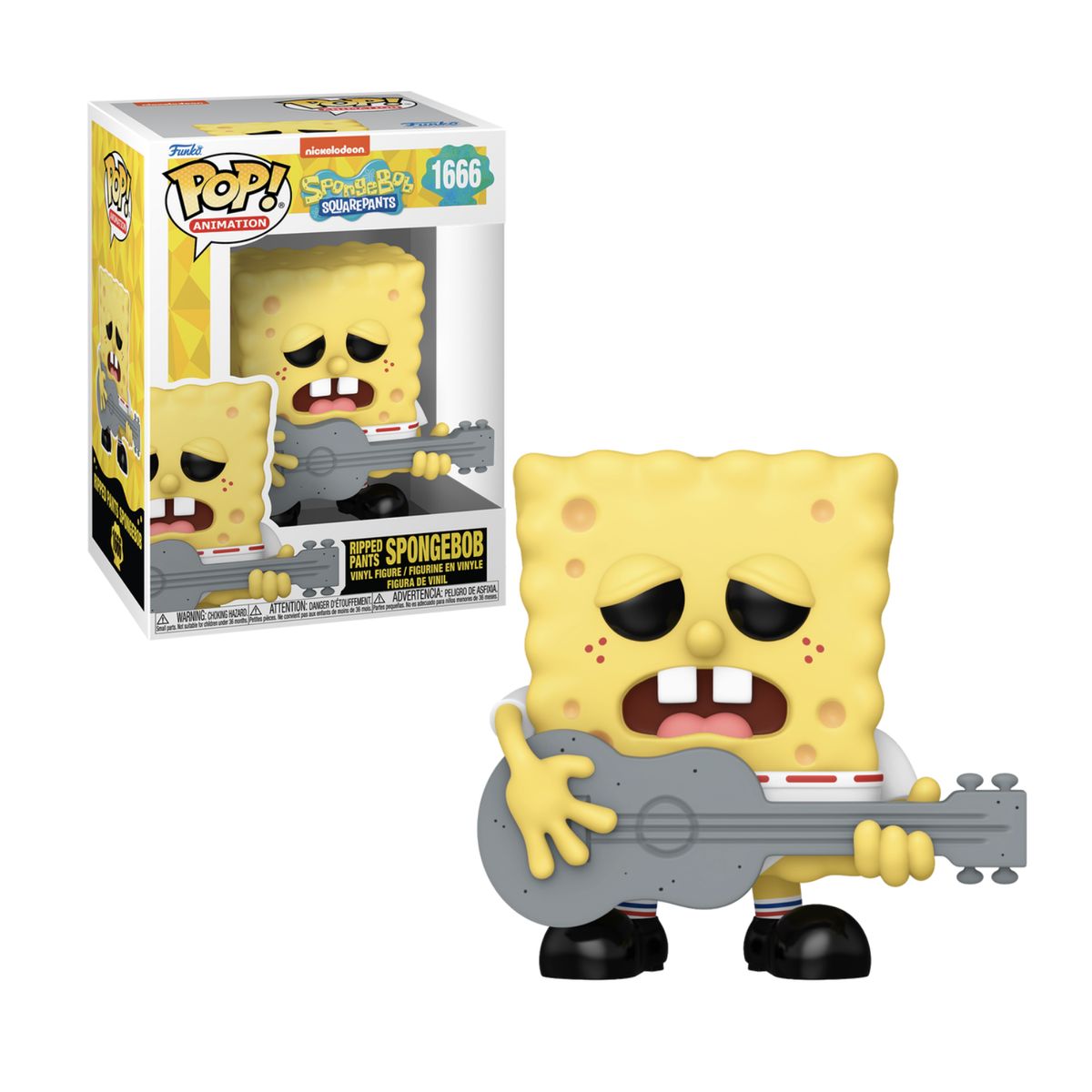 FUNKO - Bob Esponja Pantalones Rotos Funko Pop 1666 Aniversario