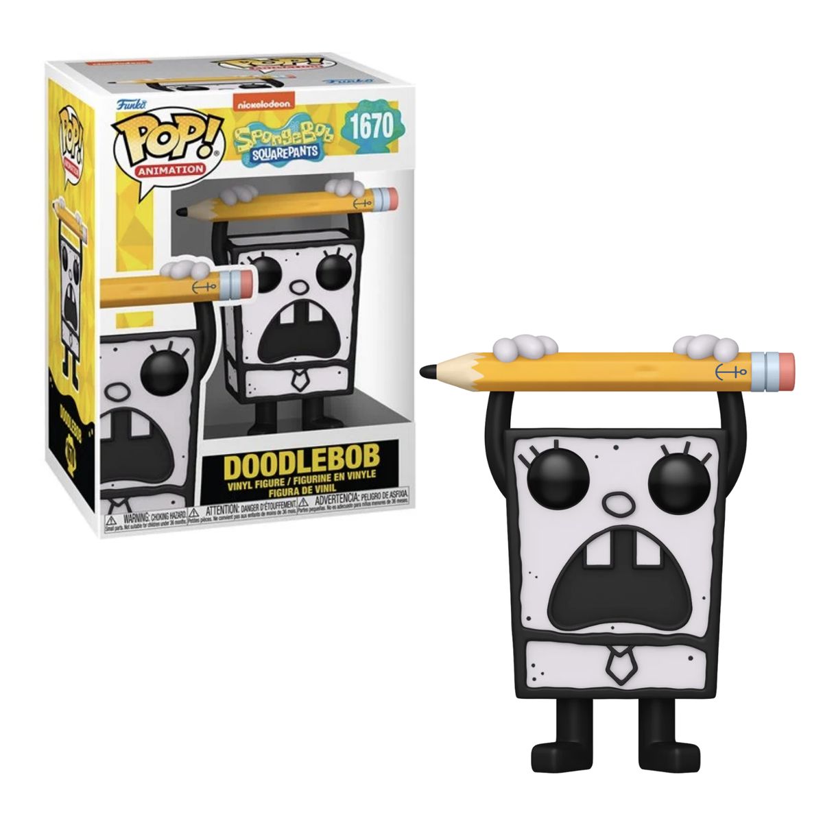 FUNKO - Doodlebob Funko Pop 1670 Bob Esponja Aniversario Original