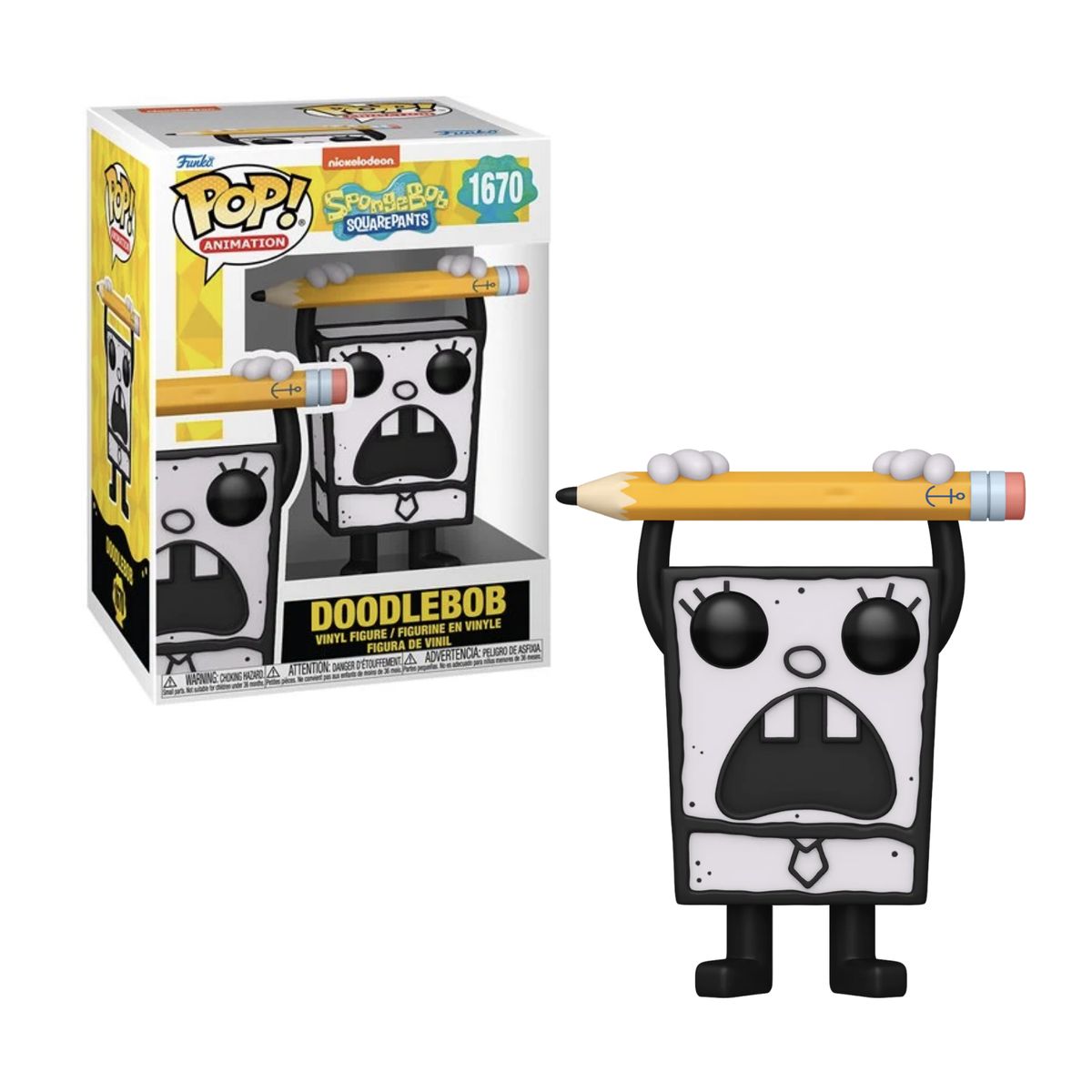 FUNKO - Doodlebob Funko Pop 1670 Bob Esponja Aniversario Original