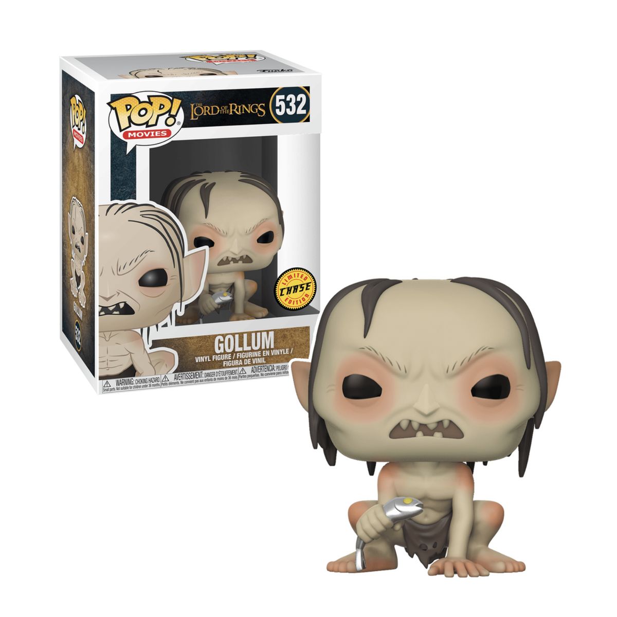 FUNKO - Gollum Chase Funko Pop 532 Señor de los Anillos Original