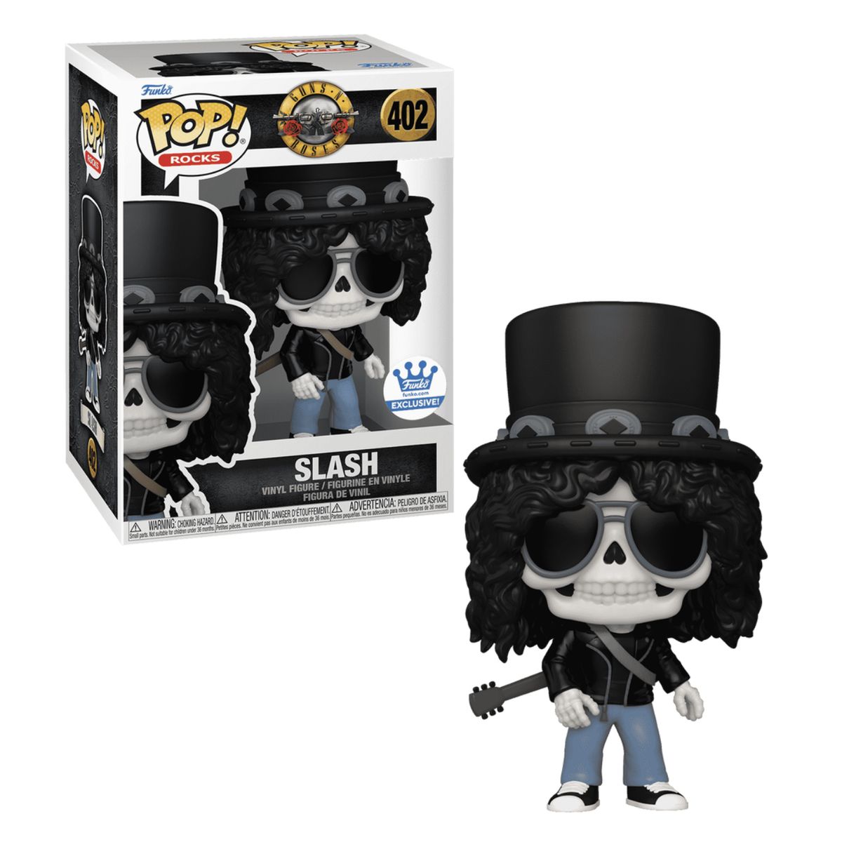 FUNKO - Slash Funko Pop 402 Guns and Roses Exclusivo Calavera