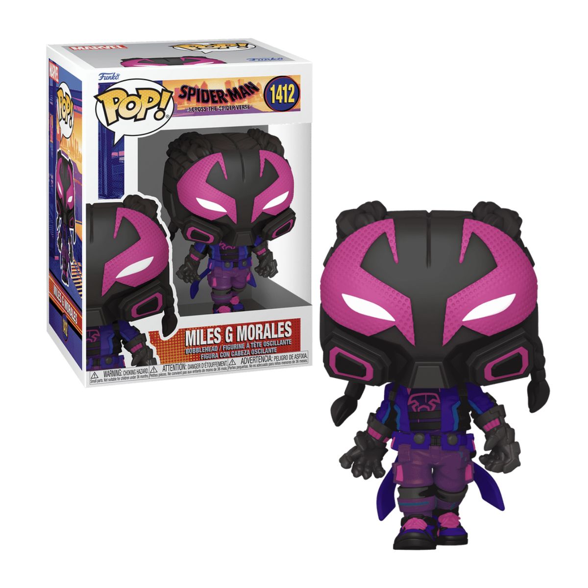 FUNKO - Miles G Morales Funko Pop 1412 Across the Spiderverse