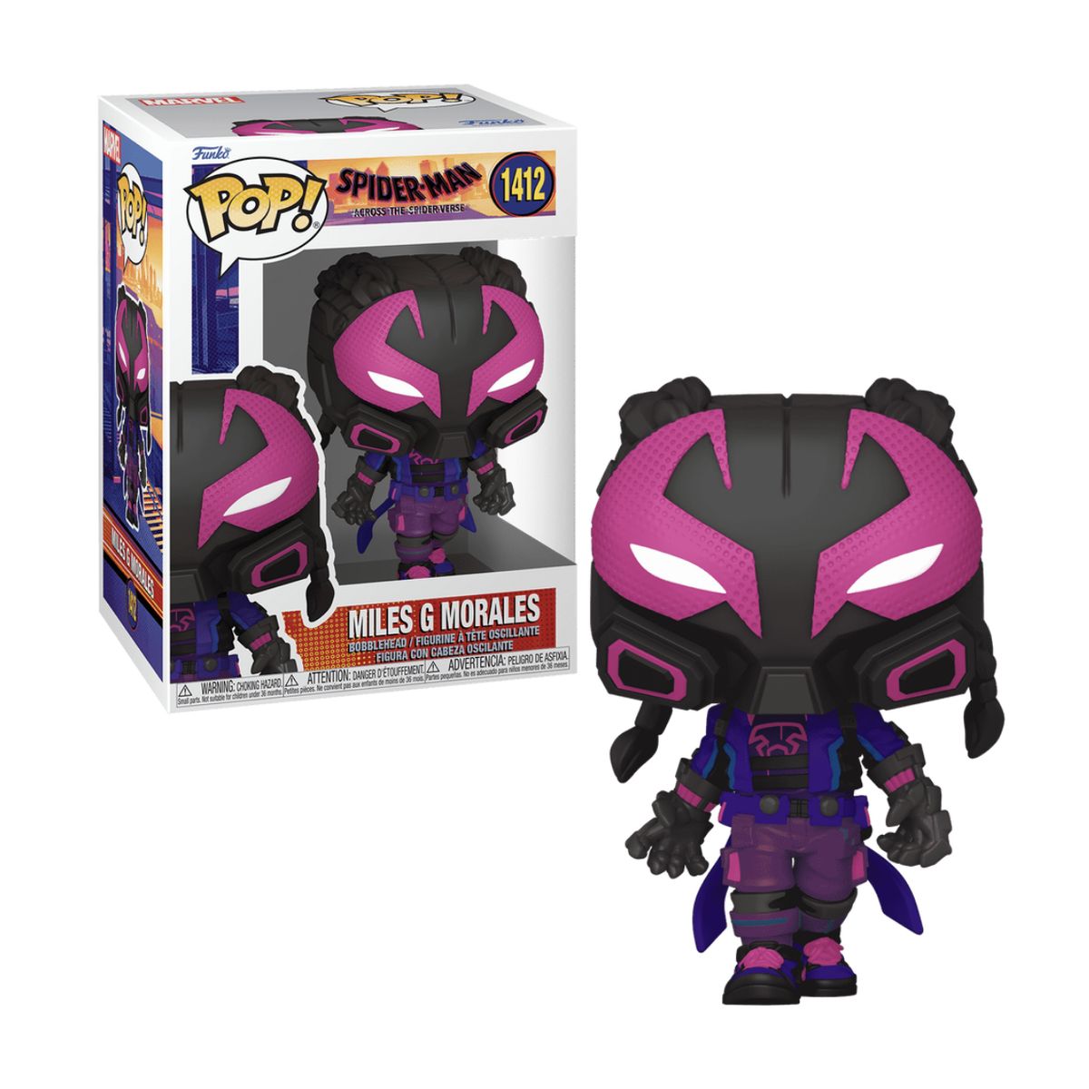 FUNKO - Miles G Morales Funko Pop 1412 Across the Spiderverse
