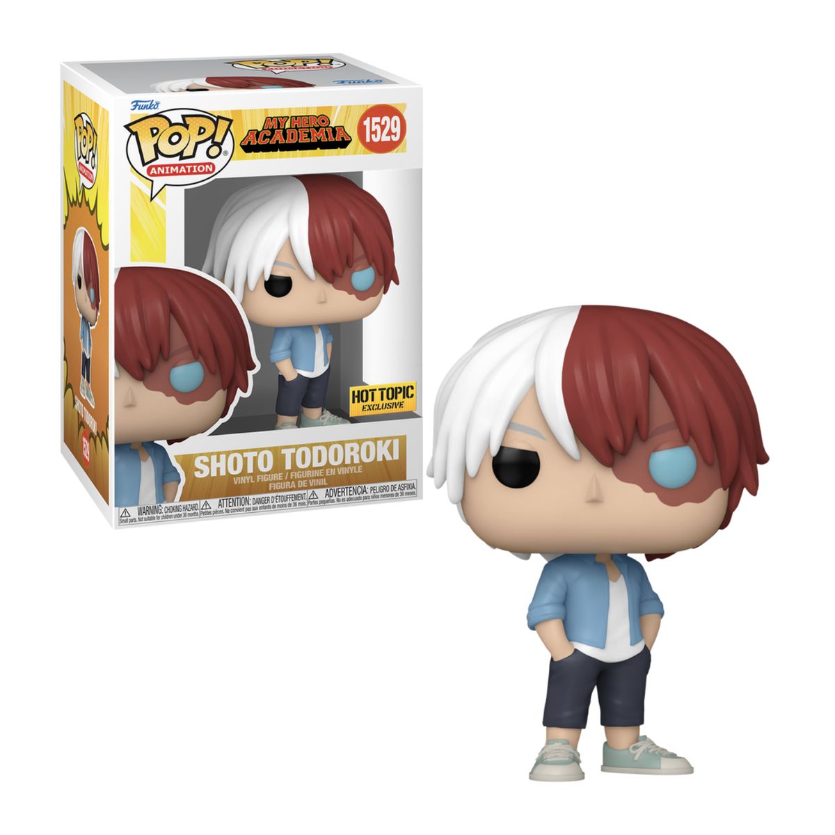 FUNKO - Shoto Todoroki Funko Pop 1529 My Hero Academia Exclusivo