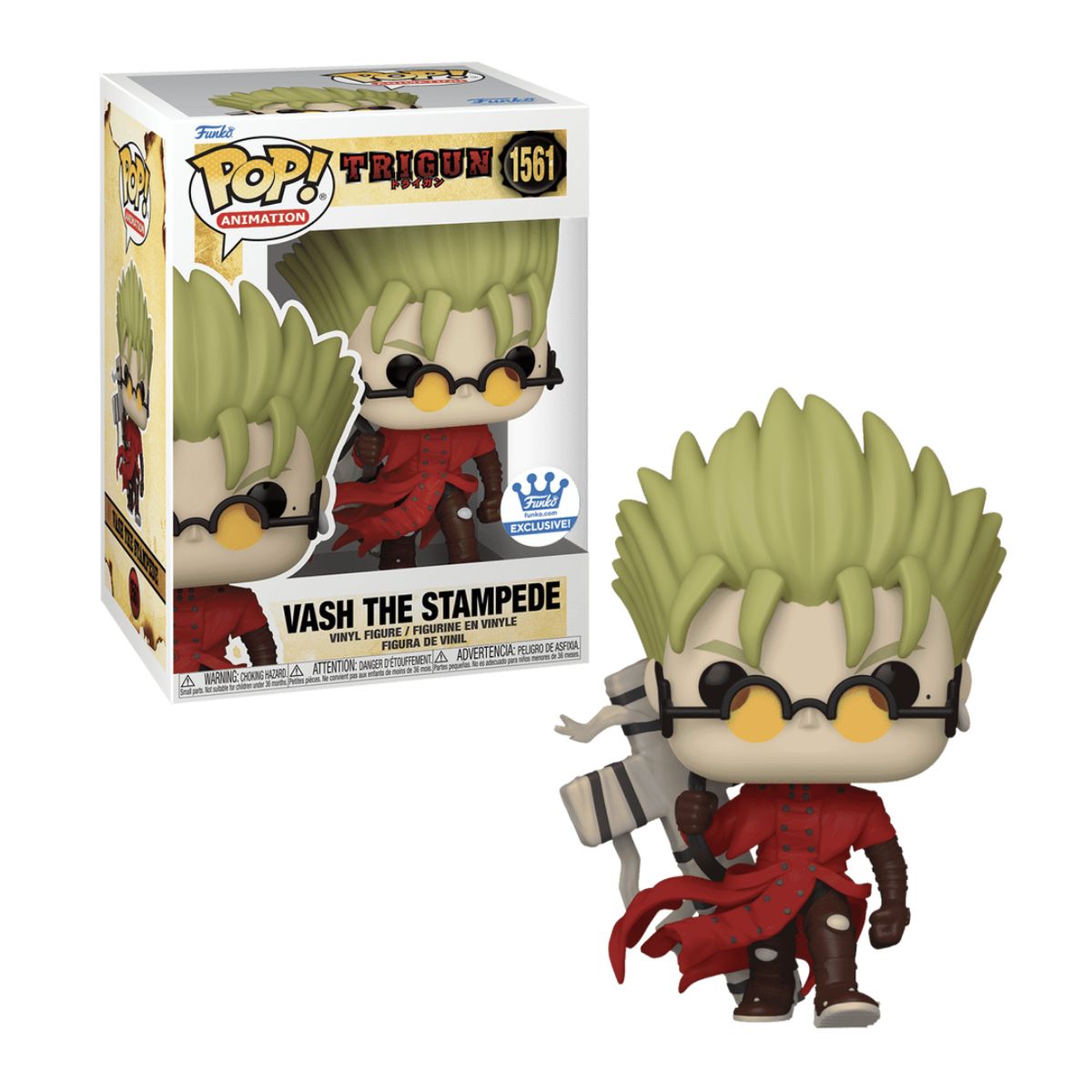 FUNKO - Vash the Stampede Funko Pop 1561 Trigun Exclusivo