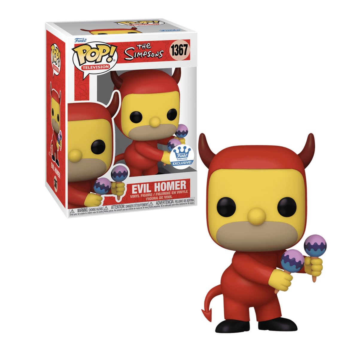 FUNKO - Homero Evil Funko Pop 1367 Los Simpsons Exclusivo Original