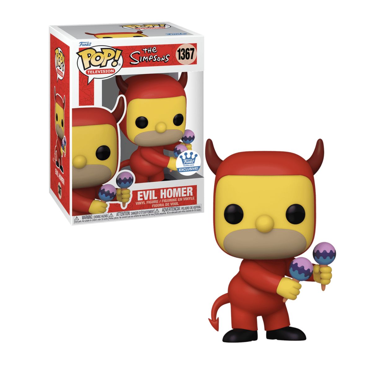 FUNKO - Homero Evil Funko Pop 1367 Los Simpsons Exclusivo Original