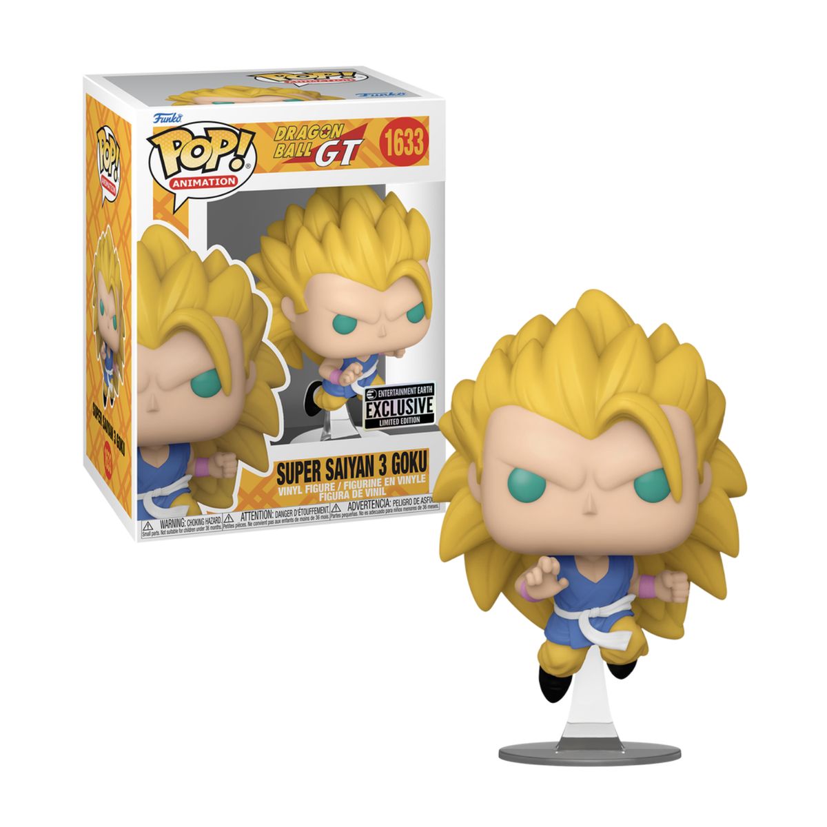 FUNKO - Super Saiyan 3 Goku Funko Pop 1633 Dragon Ball GT